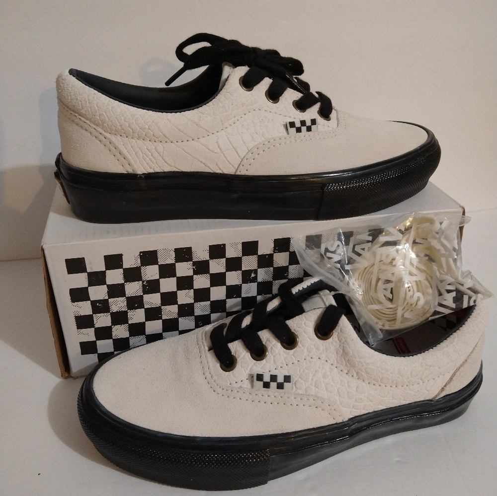 Vans Skate Era Breanna Geering Shoes Women's Size 6.5 Black & White